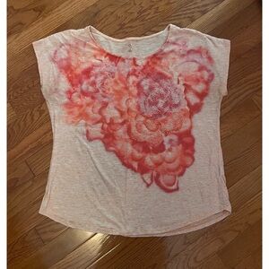 Floral Print Top- XL